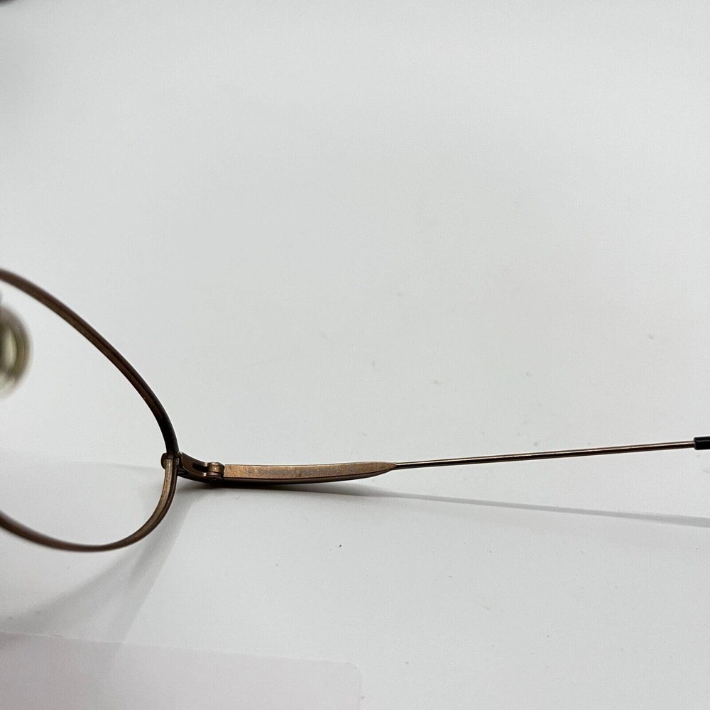 FENDI FENDISSIME Rare Gold Metal glasses F123 COL 884 49/19-140 mm H7263 - Picture 7 of 8